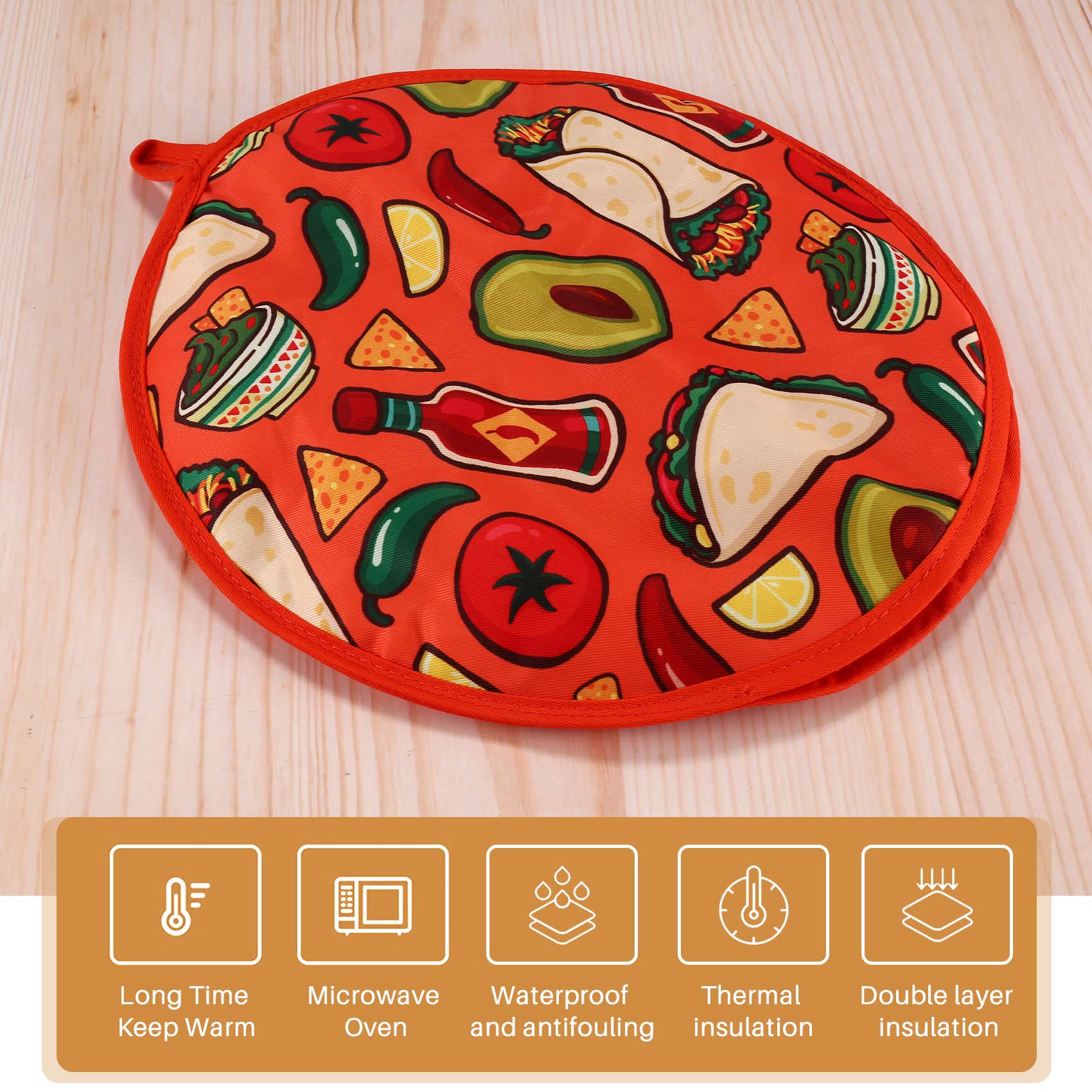 12inch Cloth Bag for Burrito,P - Tortilla Warmer Cloth recension och pris