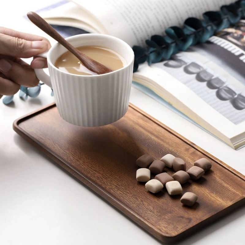 Natural Wooden Rectangular Ser - Home Cooking Recipes recension och pris
