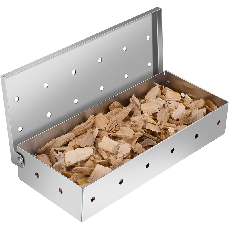 BBQ Smoker Box Stainless Steel - Smoker Box Wood Chip recension och pris