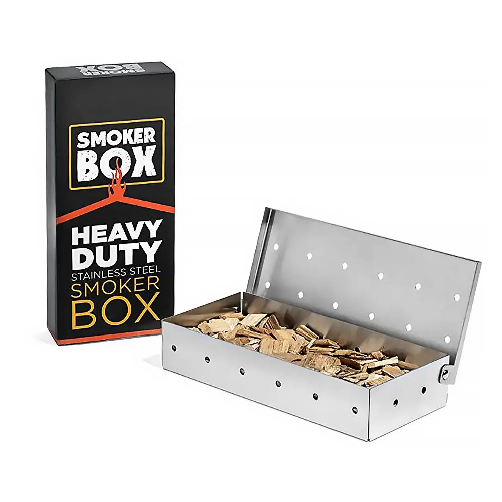 HQ Wood Chips BBQ Smoker Box f - Smoker Box Wood Chip recension och pris