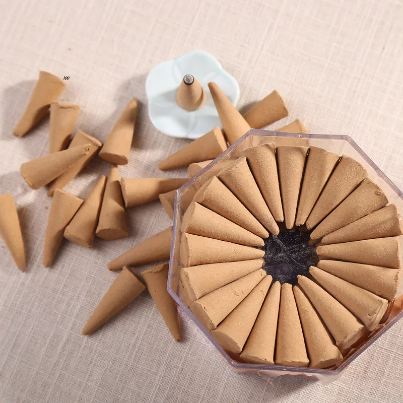 100Pcs Sandalwood Incense Cone - Smoker Box Wood Chip recension och pris