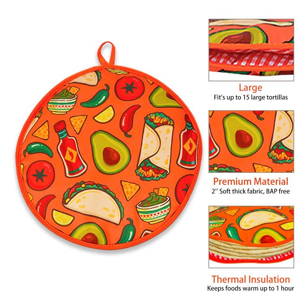 ABJI-2Pcs 12Inch Cloth Bag For - Tortilla Warmer Cloth recension och pris