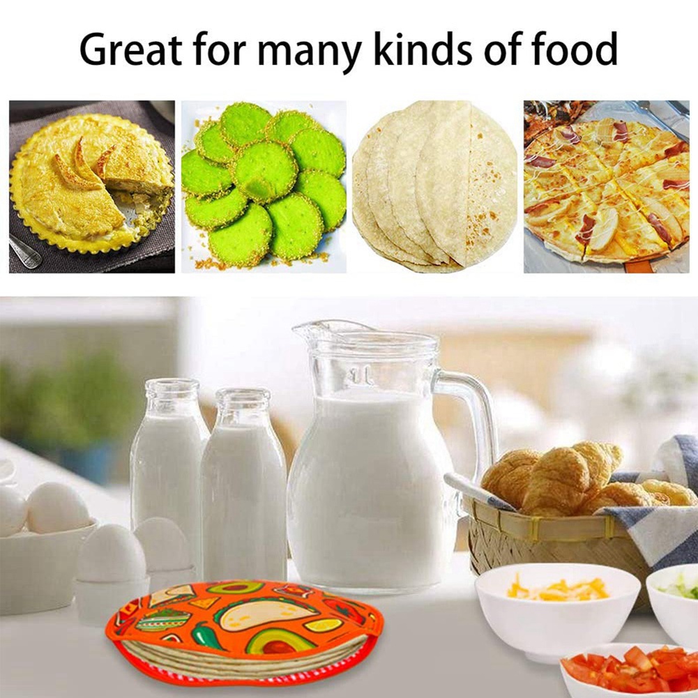 ABJI-2Pcs 12Inch Cloth Bag For - Tortilla Warmer Cloth recension och pris