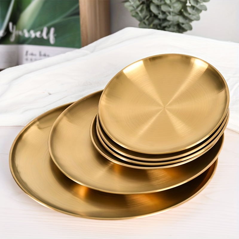 2pcs, Golden Pizza Plates, Sta - Home Cooking Recipes recension och pris