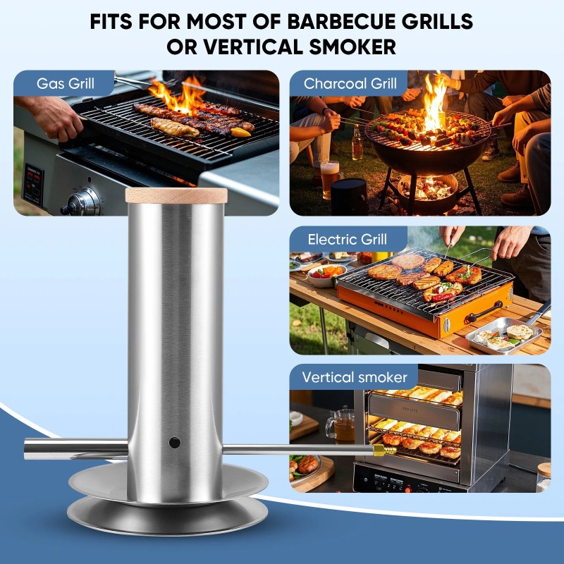 Smoker Cold or Hot Smoke Gener - Smoker Box Wood Chip recension och pris
