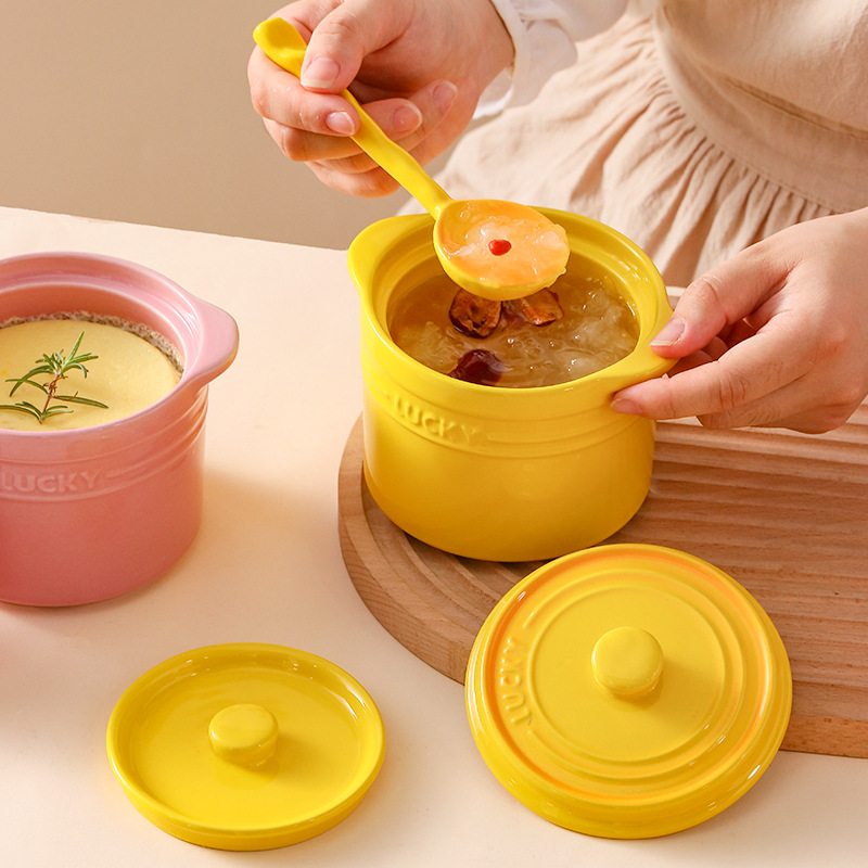 Double Lid Ceramic Bowl,Bird's - Home Cooking Help recension och pris