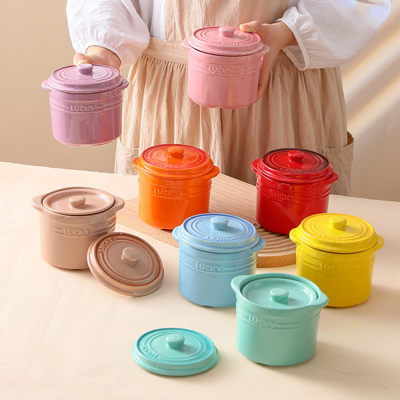 Double Lid Ceramic Bowl,Bird's - Home Cooking Help recension och pris