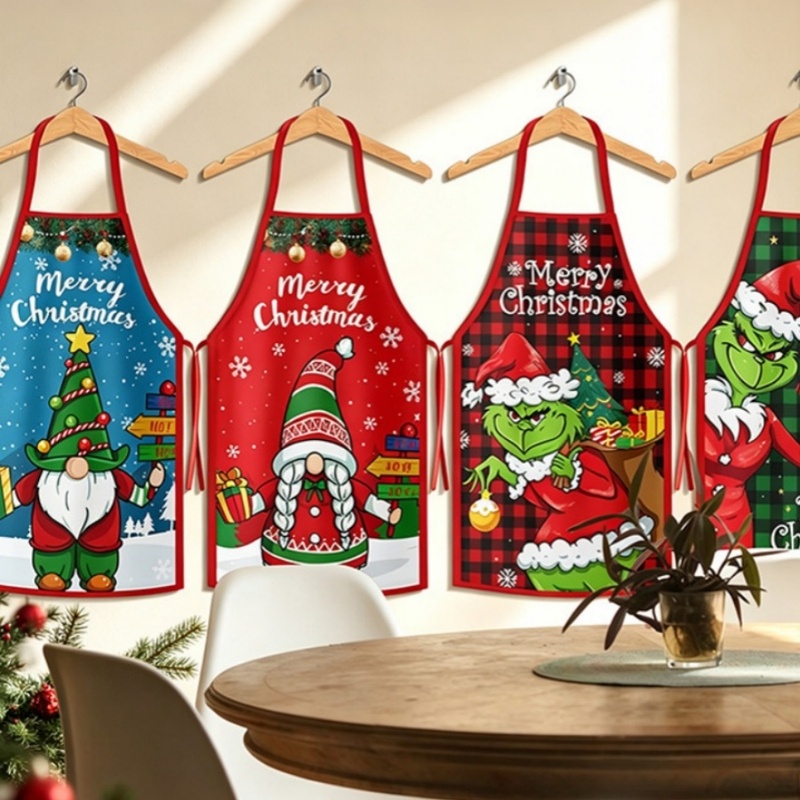1pc Merry Christmas Gnome Apro - Home Cooking Dinner recension och pris