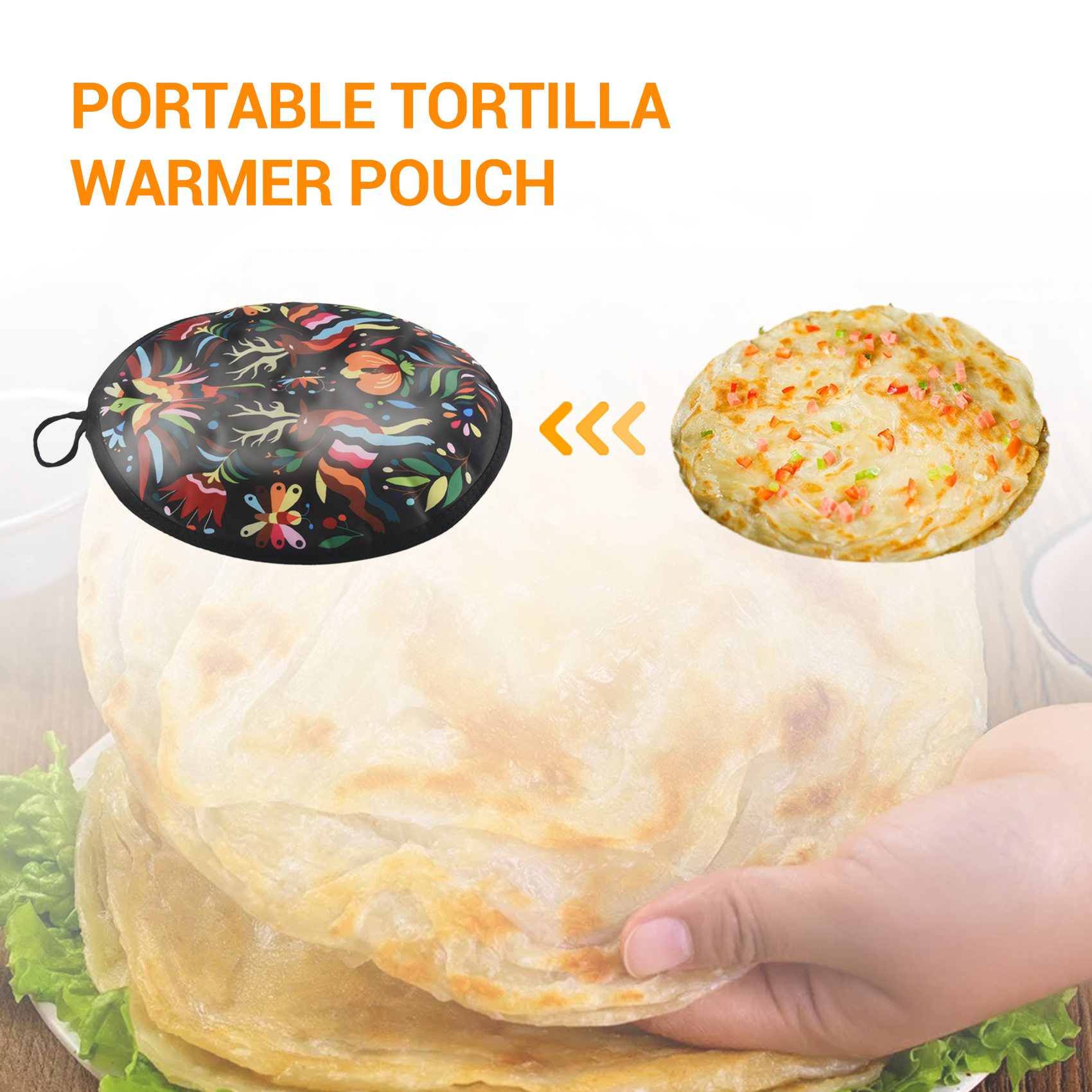 ABWZ-12Inch Cloth Bag For Burr - Tortilla Warmer Cloth recension och pris