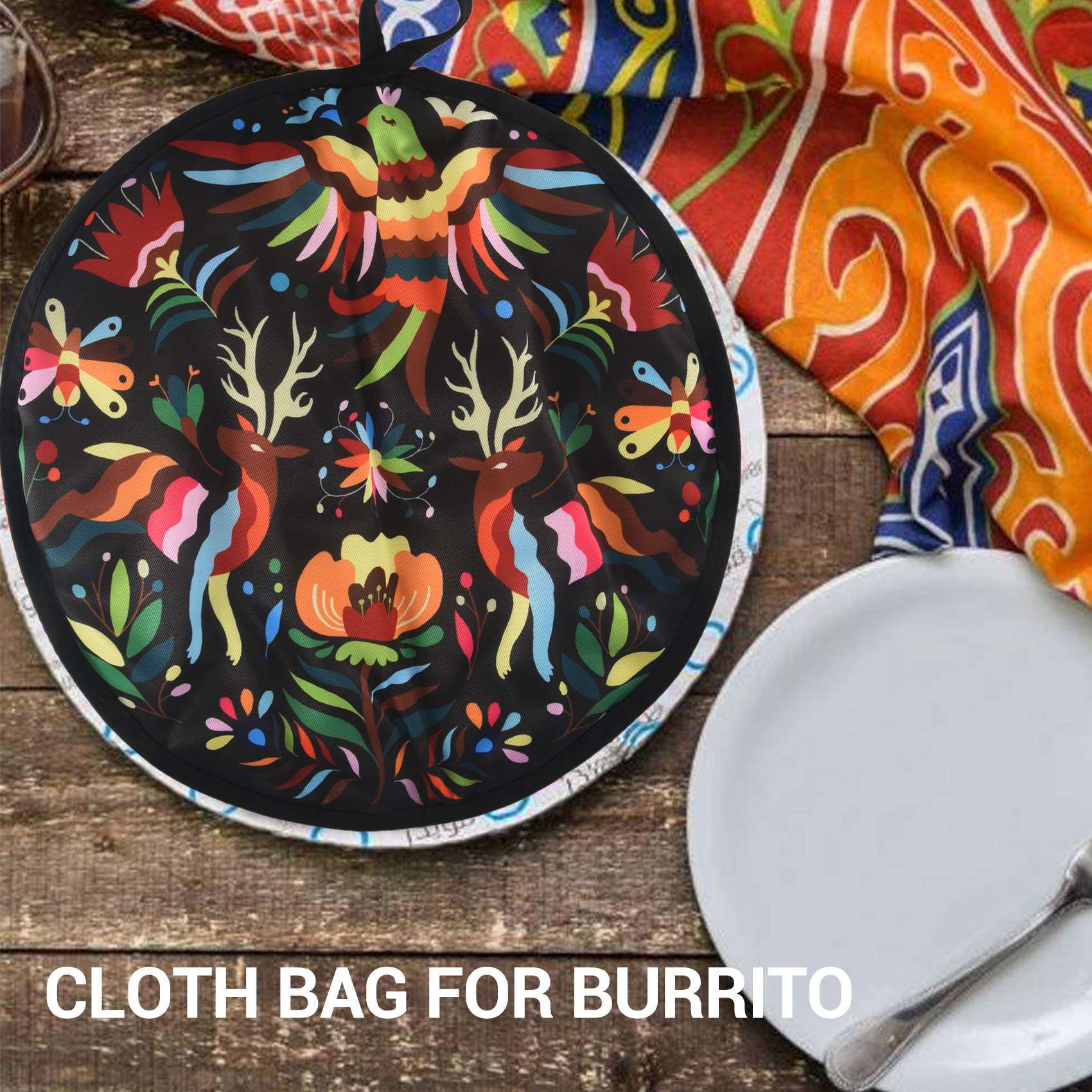 ABWZ-12Inch Cloth Bag For Burr - Tortilla Warmer Cloth recension och pris
