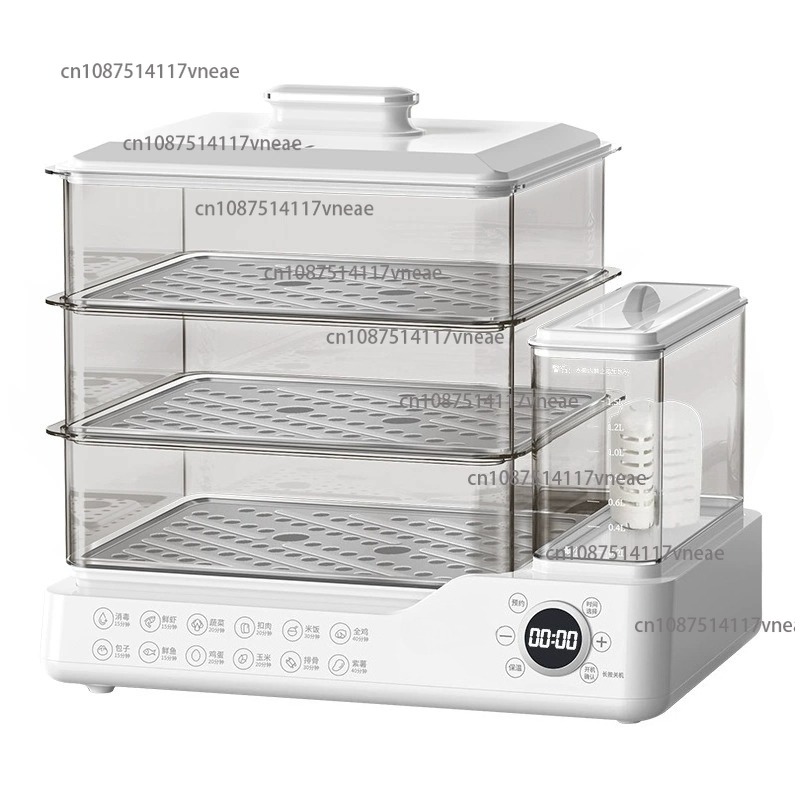 Electric Steamer with Water Ta - Home Cooking Electric recension och pris