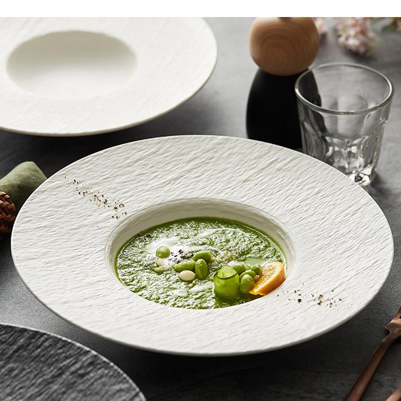 Ceramic Pasta Steak Plate Roun - Home Cooking Dinner recension och pris