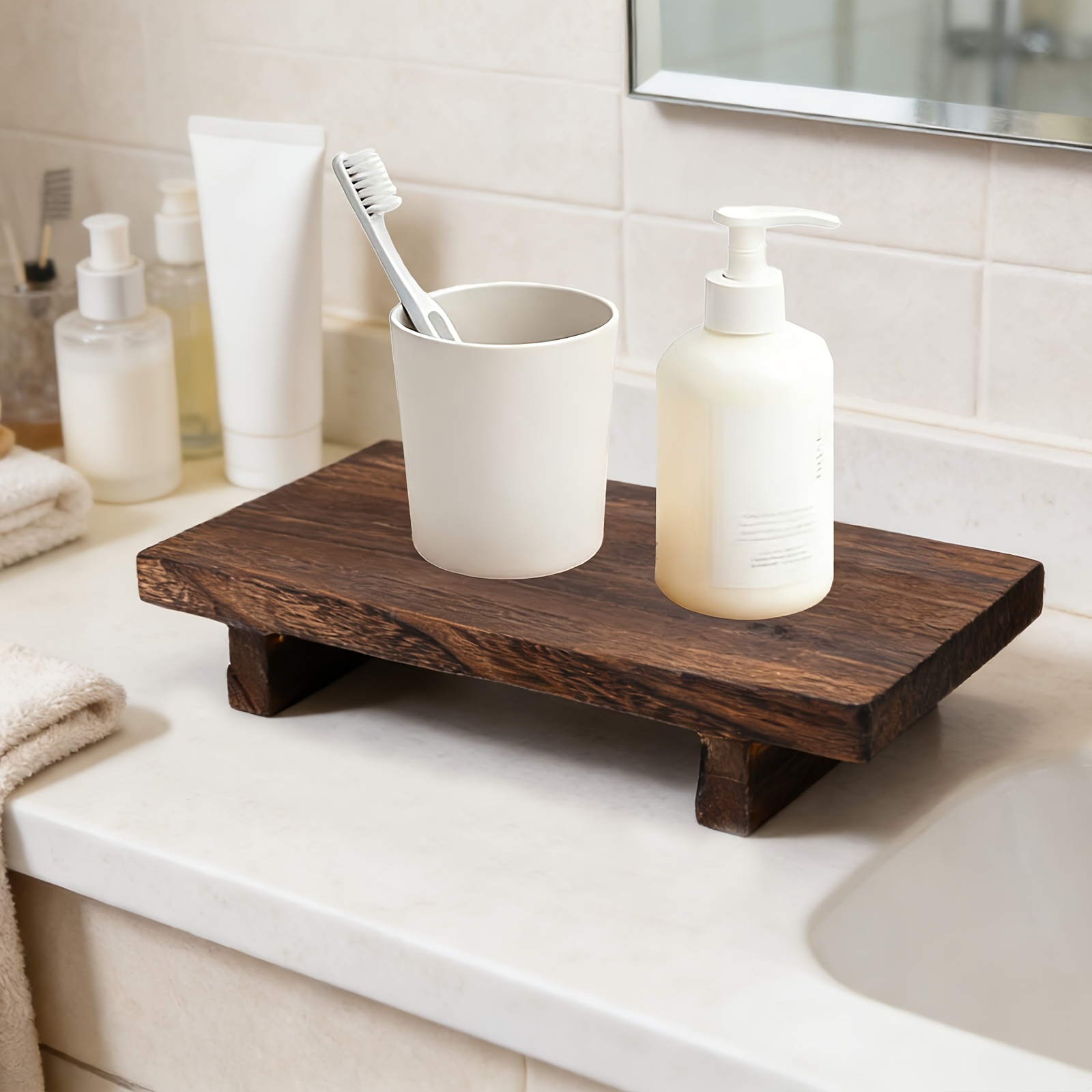 Vintage Wooden Decorative Tray - Home Cooking Recipes recension och pris