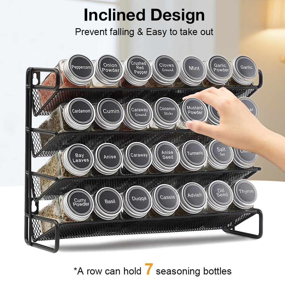 4 Tier Kitchen Spice Rack Cupb - Home Cooking Recipes recension och pris