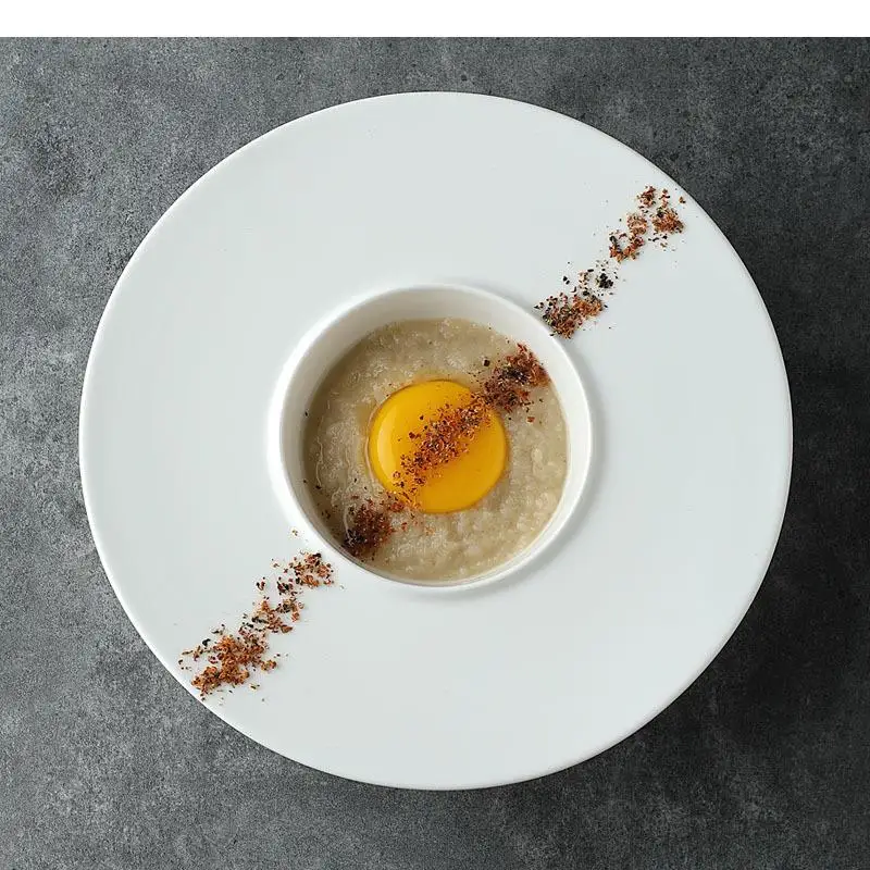 Round Ceramic Dinner Plate Coo - Home Cooking Dinner recension och pris