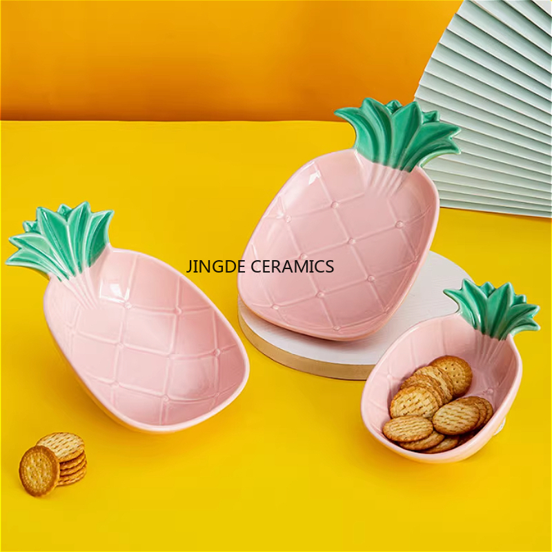 Ceramic Pineapple Shaped Tray  - Home Cooking Recipes recension och pris