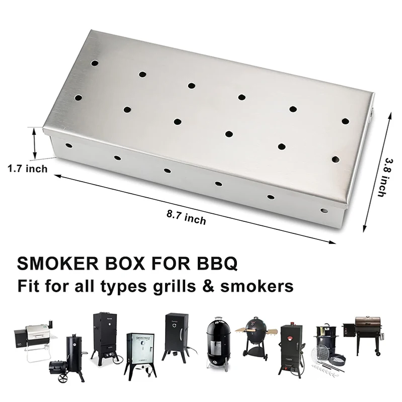 Stainless Steel Wood Chip Smok - Smoker Box Wood Chip recension och pris