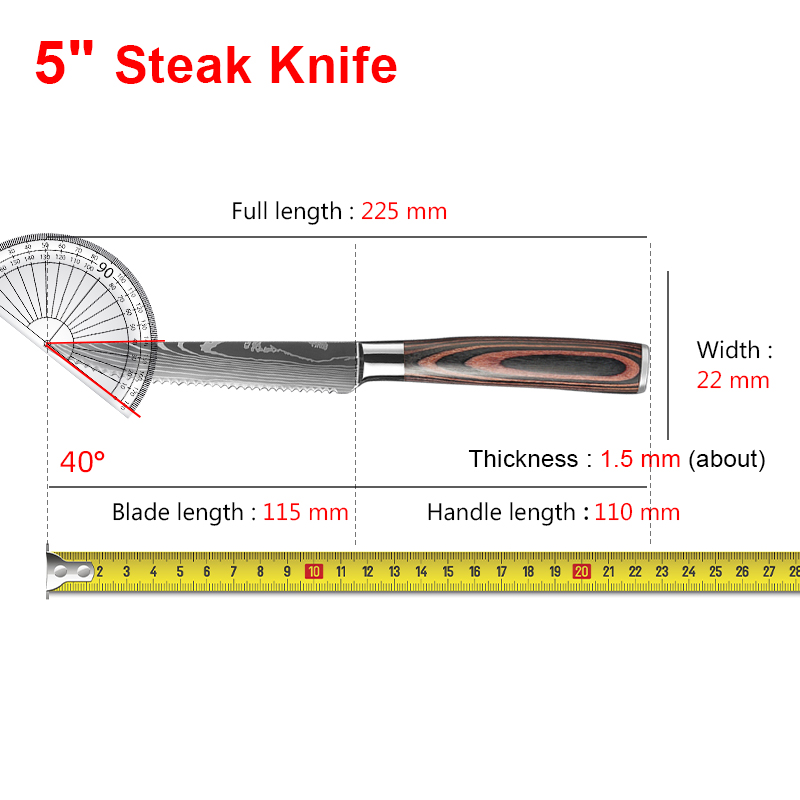 Steak Knives 1-6pcs Serrated B - Home Cooking Dinner recension och pris
