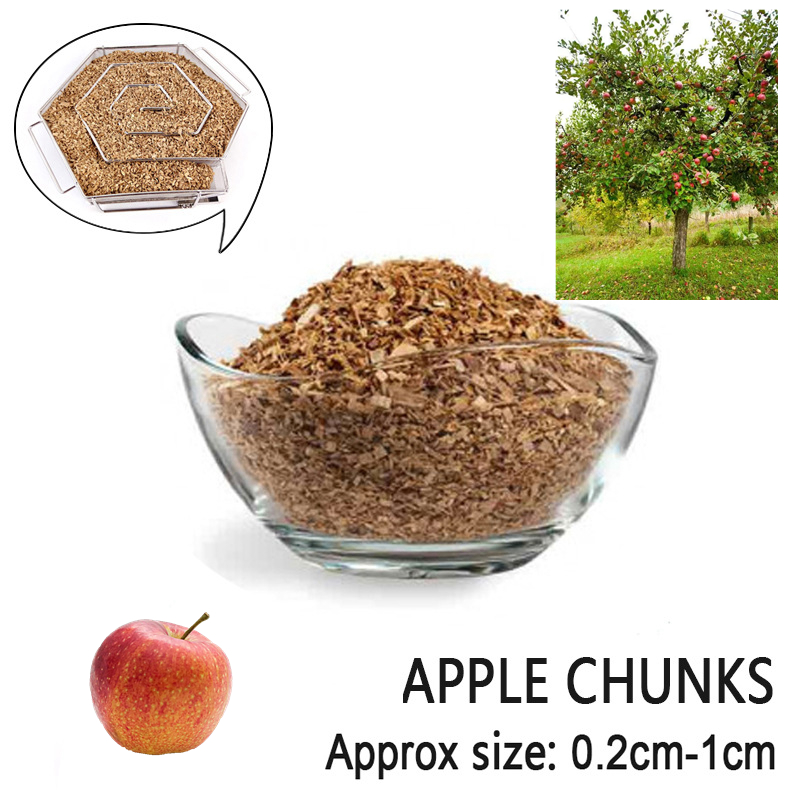 125g/bag Apple Cherry Oak Peca - Smoker Box Wood Chip recension och pris