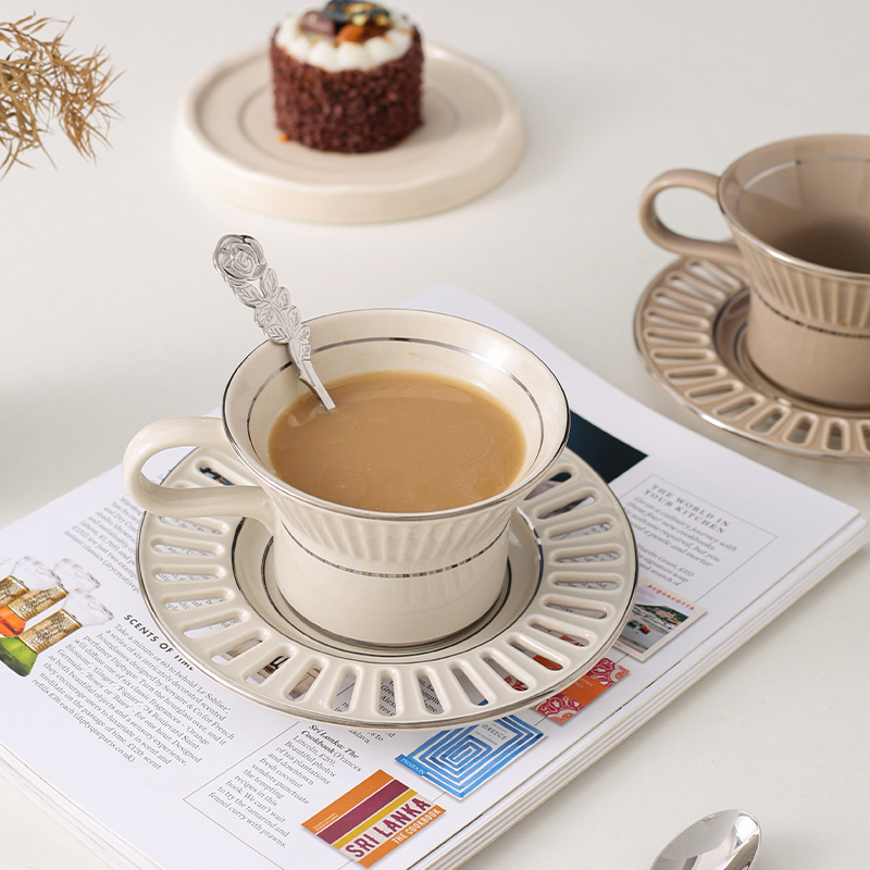 Luxury Ceramic Coffee Cup Dish - Home Cooking Recipes recension och pris